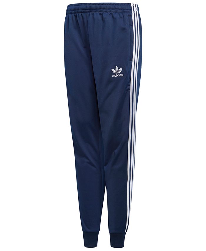 adidas Big Boys Recycled Tricot Joggers - Macy's