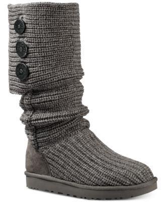 gray ugg like boots