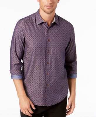 Tasso Elba Men's Chambray Medallion 