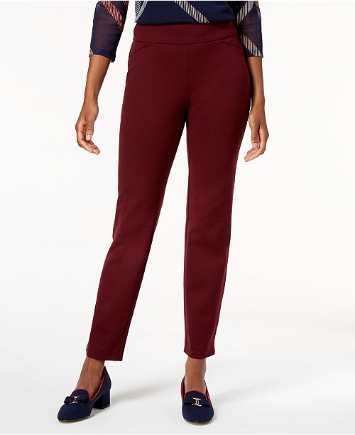 Charter Club Cambridge PullOn Ponte Pants, Created for Macy's Pants