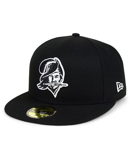 New Era Tampa Bay Buccaneers Black And White 59fifty Fitted
