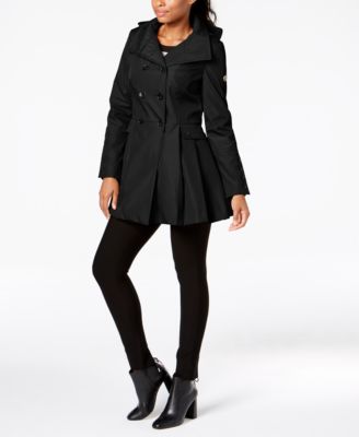 calvin klein petite raincoat