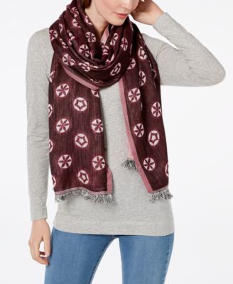 Echo - Flower Dot Oblong Scarf