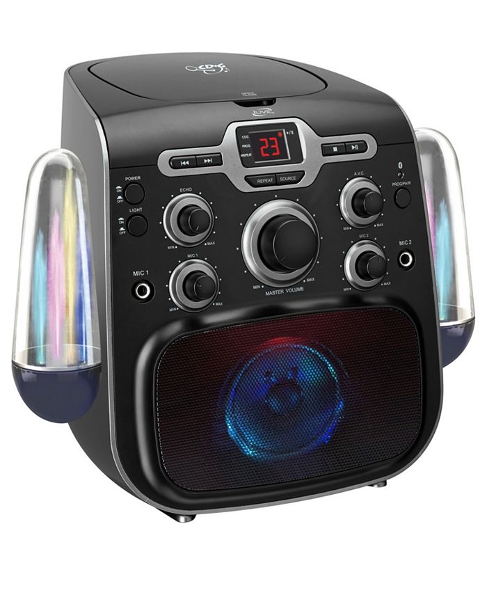 iLive Bluetooth Karaoke with Water Show Macy