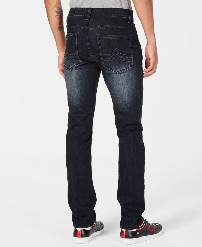 INC International Concepts I.N.C. Men's Slim-Straight Fit Stretch Jeans ...