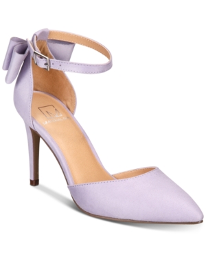 macy's purple pumps