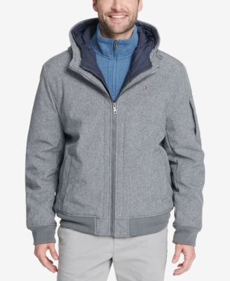 tommy hilfiger soft shell hooded jacket