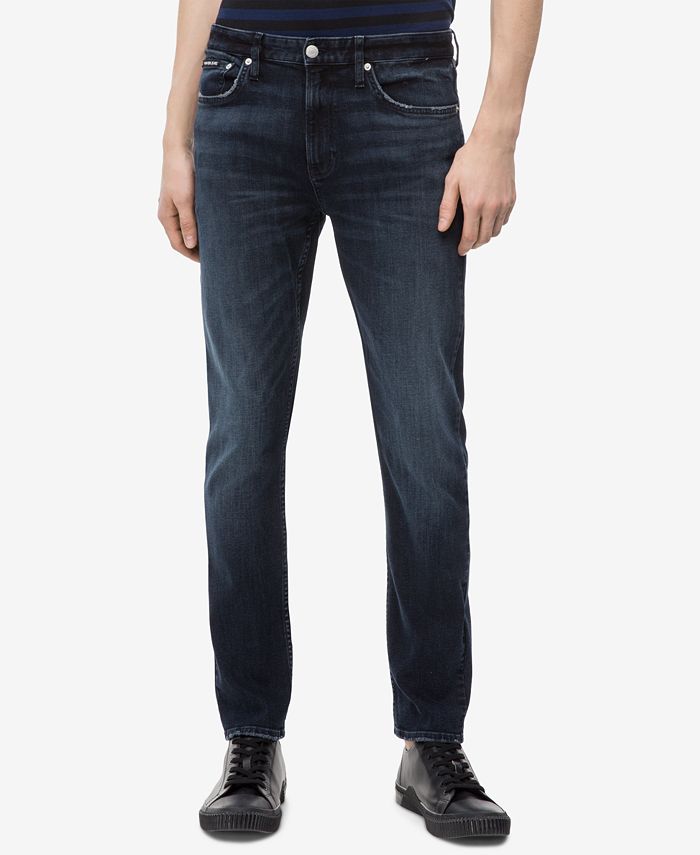 Calvin Klein Men's Slim-Fit Stretch Jeans & Reviews - Jeans - Men - Macy's
