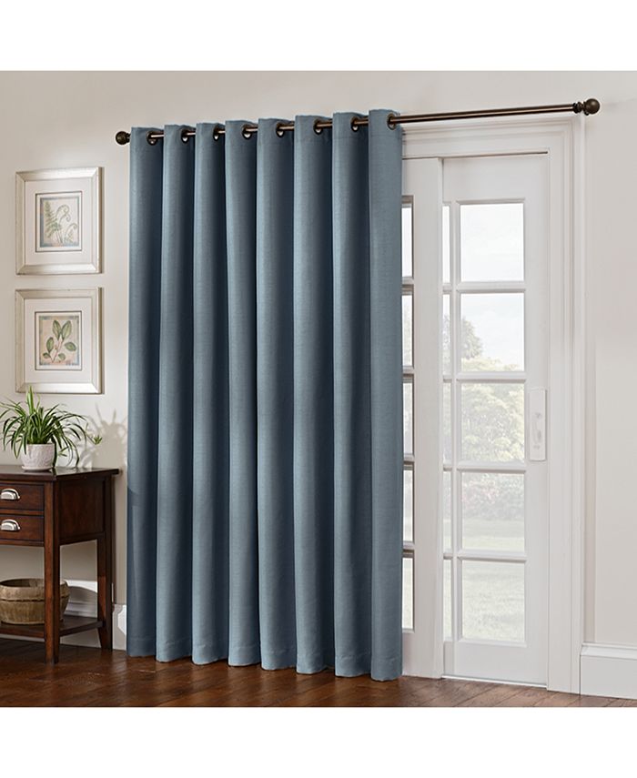 Keeco Antique Satin 100" x 84" RoomDarkening Grommet Patio Panel Macy's