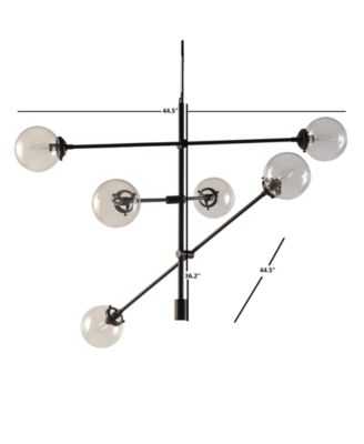 Cyrus Metal & Glass Chandelier