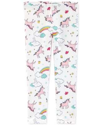 Carter's - Baby Girls Unicorn-Print Leggings