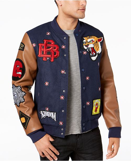 Reason Men's Kingdom Varsity Jacket - Coats & Jackets - Men - Macy's
