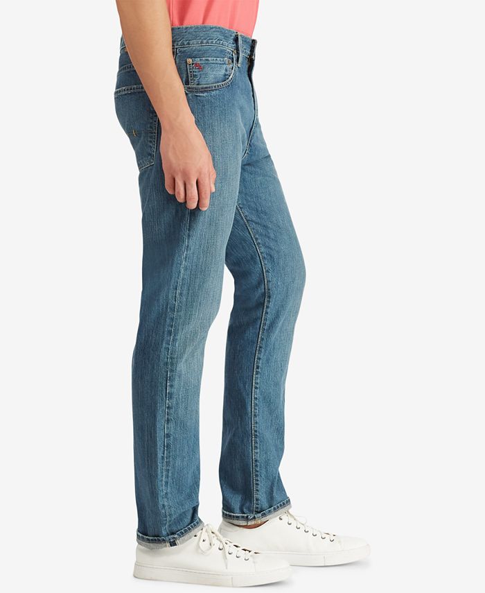 Polo Ralph Lauren Men's Big and Tall Hampton Relaxed Straight Jean - Macy's