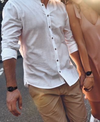 Men's Digital Vintage Black Stainless Steel Bracelet Watch 39x39mm B640WB-1BMV