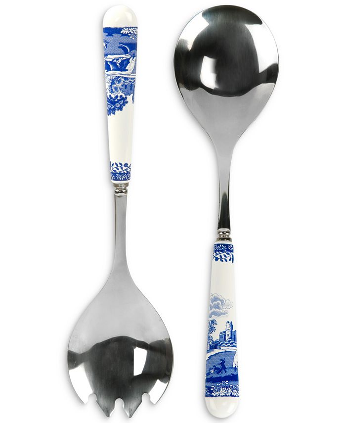 Spode Blue Italian Salad Servers, Set of 2 Macy's