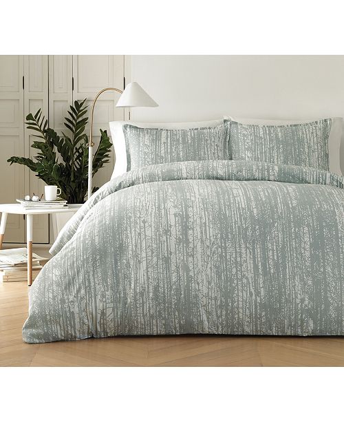 Marimekko Pihkassa Sage Cotton 2 Pc Twin Duvet Cover Set