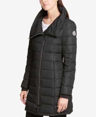 DKNY Asymmetrical Packable Puffer Coat, Created for Macy's - Macy's