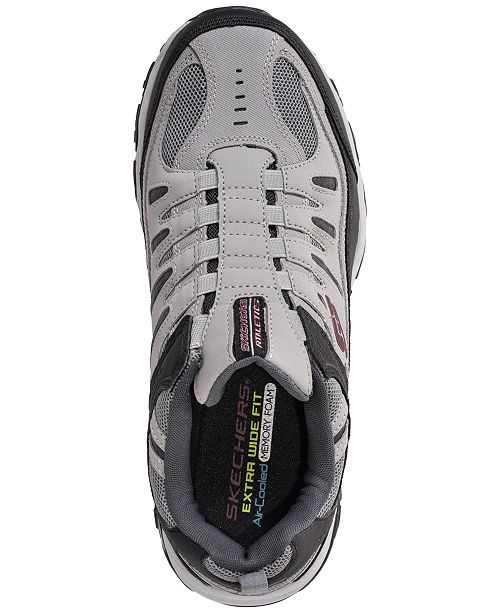 Mens After Burn M Fit Wide Width Walking Sneakers From Finish Line