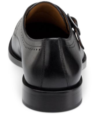 johnston & murphy sanborn black cap toe derbys