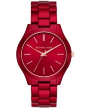 Red Michael Kors Watches - Macy's
