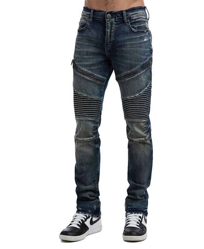 True Religion Men's Rocco Classic Moto Jeans - Macy's
