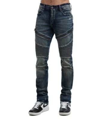 パンツ true religion ROCCO MOTO SKINNY ROCCO SUPER T RELAXED SKINNY JEAN - DARK WASH | True Religion