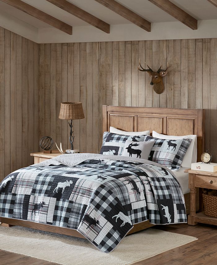Woolrich - Sweetwater Reversible 4-Pc. Oversized Full/Queen Quilt Set