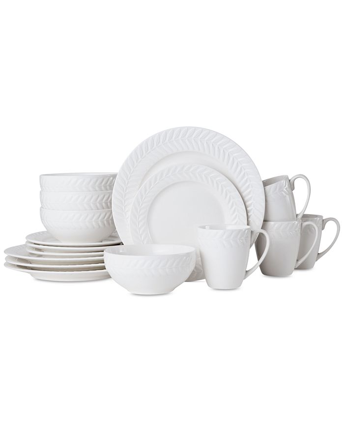 leaf dinnerware set