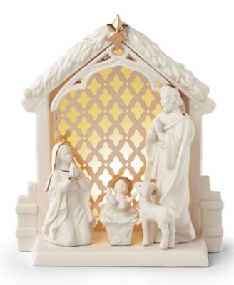 Lenox - Illuminations Lit Nativity Scene