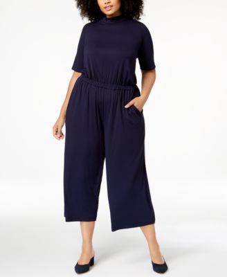 eileen fisher plus size jumpsuit