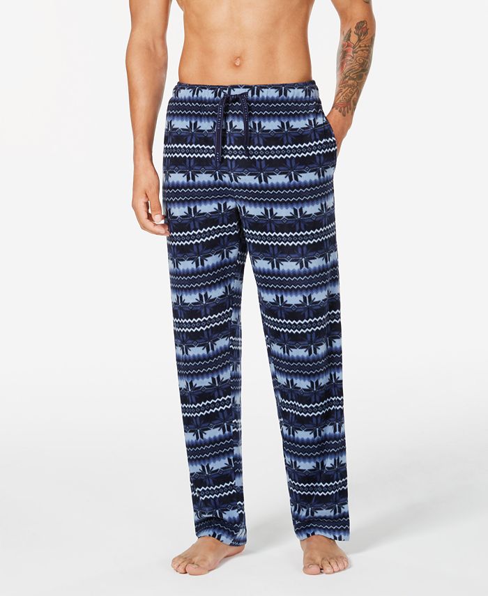 Perry Ellis Men's Fleece Pajama Pants - Macy's