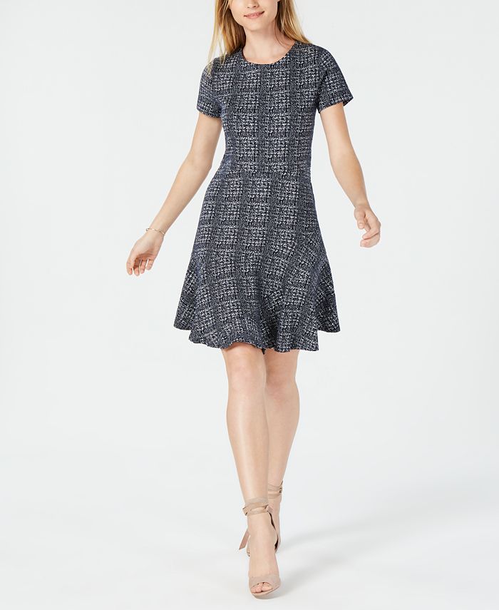 Maison jules fit and discount flare dress