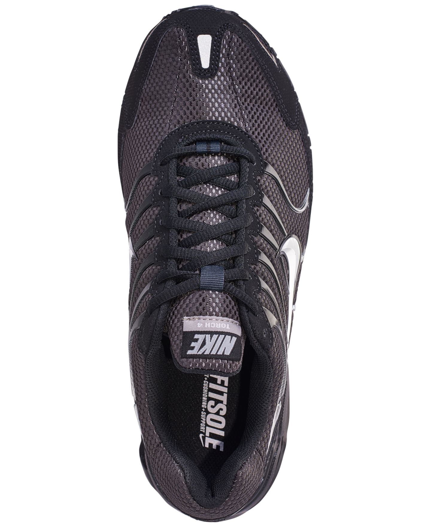 Мужские кроссовки Nike Air Max Torch 4 Running, цвет: Чёрный / Серебряный — фото 5