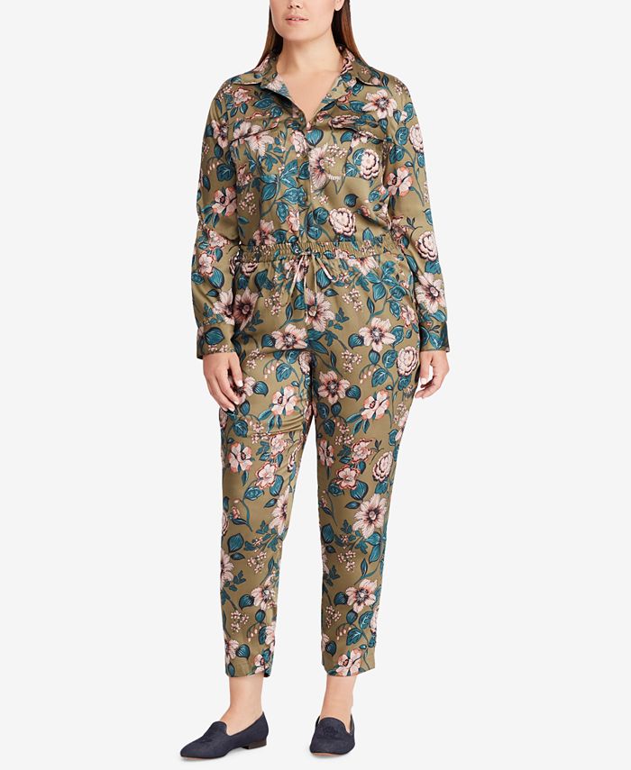 Lauren Ralph Lauren Plus Size FloralPrint Twill Pants Macy's