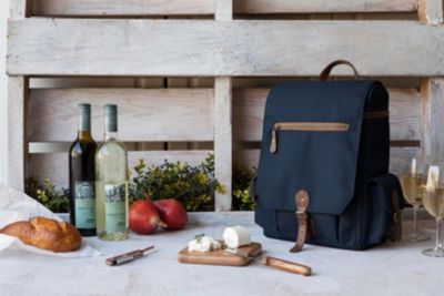 Legacy&reg; by Picnic Time Navy Moreno 3-Bottle Wine & Cheese Tote