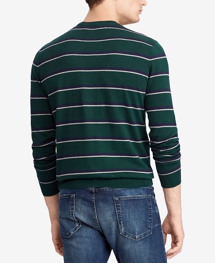 Polo Ralph Lauren Men's Striped Sweater & Reviews - Sweaters - Men - Macy's
