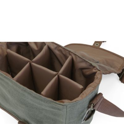 Legacy&reg; by Khaki Green & Brown Beer Caddy Cooler Tote with Opener