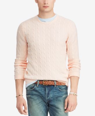 polo ralph lauren mens cashmere cable sweater