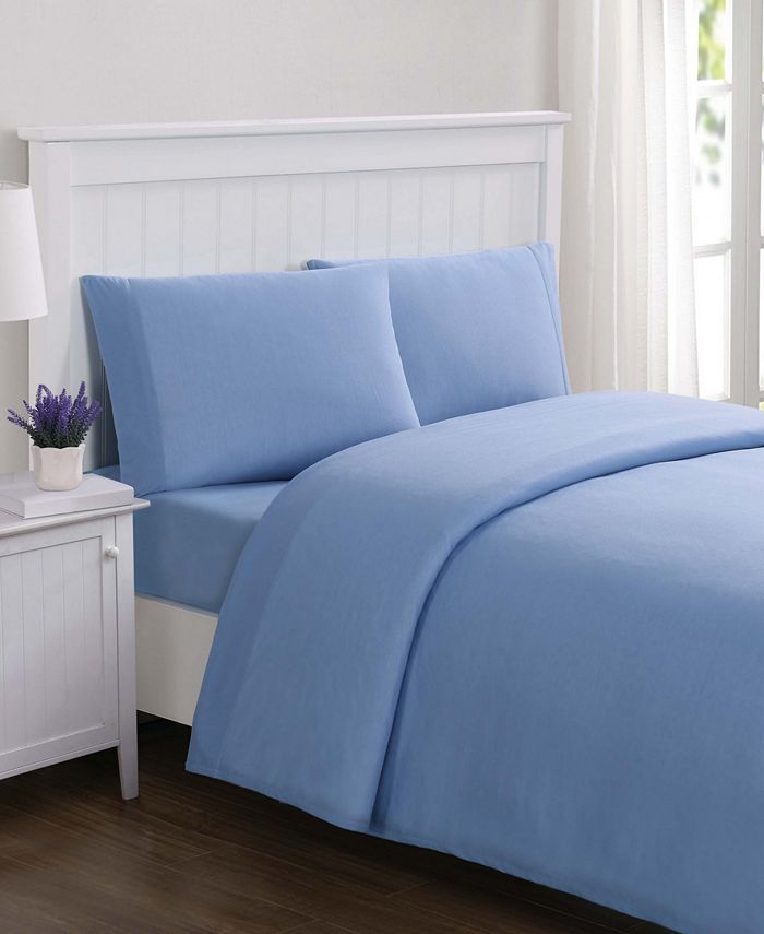 Truly Soft Solid Jersey Queen Sheet Set Macy's