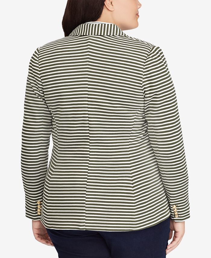 Lauren Ralph Lauren Plus Size Striped Blazer Macy's
