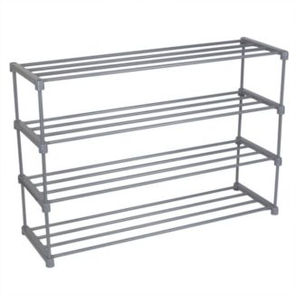 Sunbeam 50 Pair Shoe Rack - Black