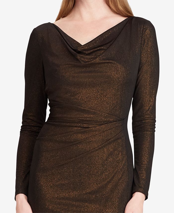 Lauren ralph lauren metallic jacquard dress Outlet