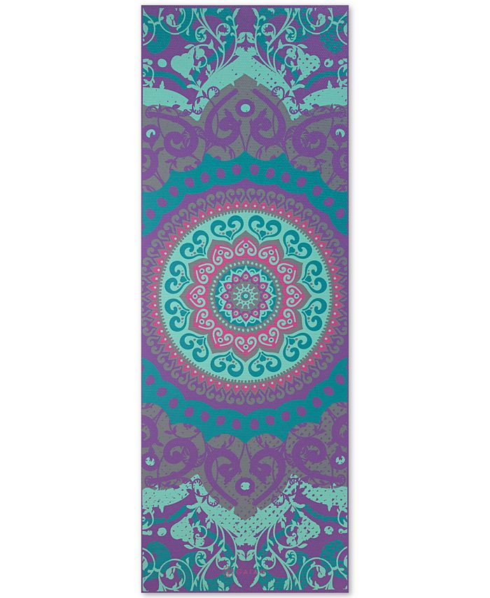 Gaiam 4MM Printed Yoga Mat Macy's