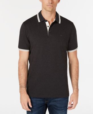 Michael Kors Men's Liquid Cotton Greenwich Polo Shirt - Macy's