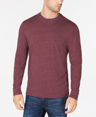 Club Room Mens Doubler Crewneck T-Shirt Red Plum-3Xl 3090₽