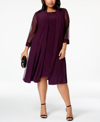 r & m richards plus size dresses