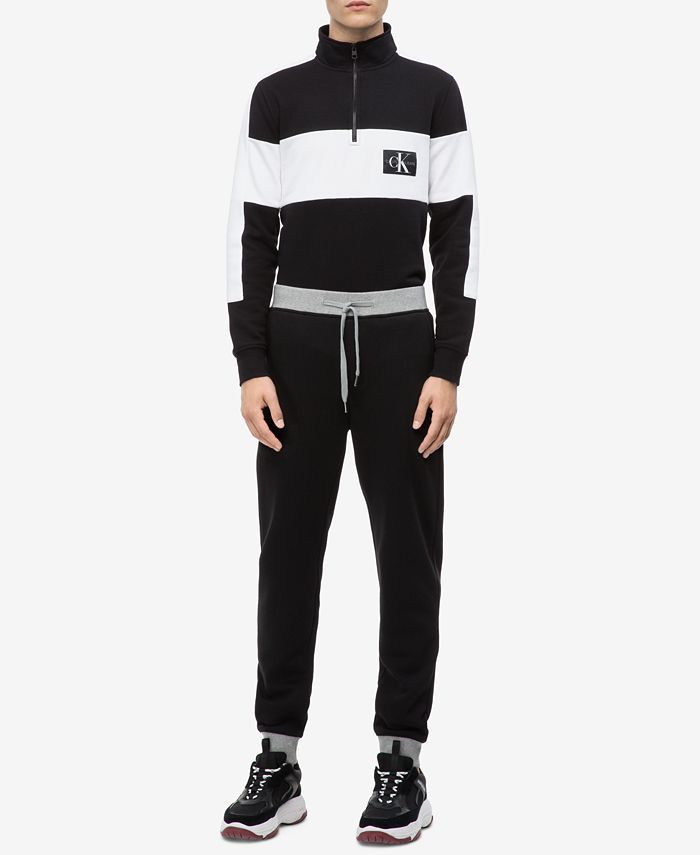 Calvin Klein Jeans Men's Long-Sleeve Half-Zip Sweater - Macy's
