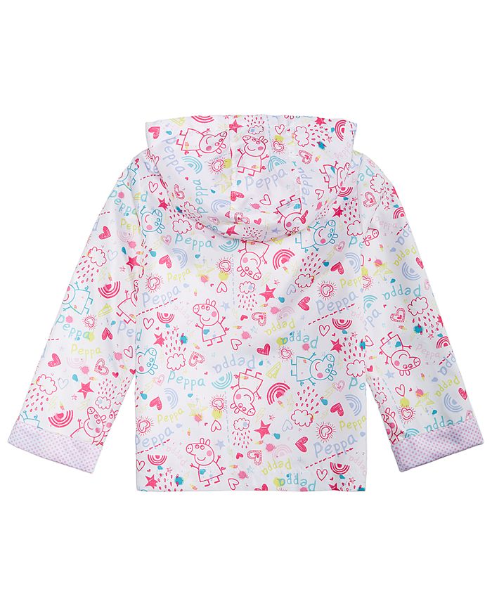 Peppa Pig Toddler Girls Hooded Rain Coat Macy s