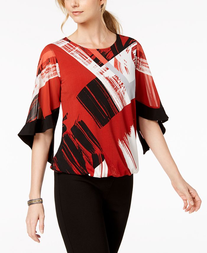 Macy's alfani petite tops top