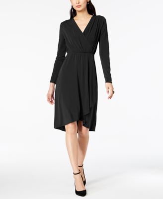 INC International Concepts - Faux-Wrap Dress
